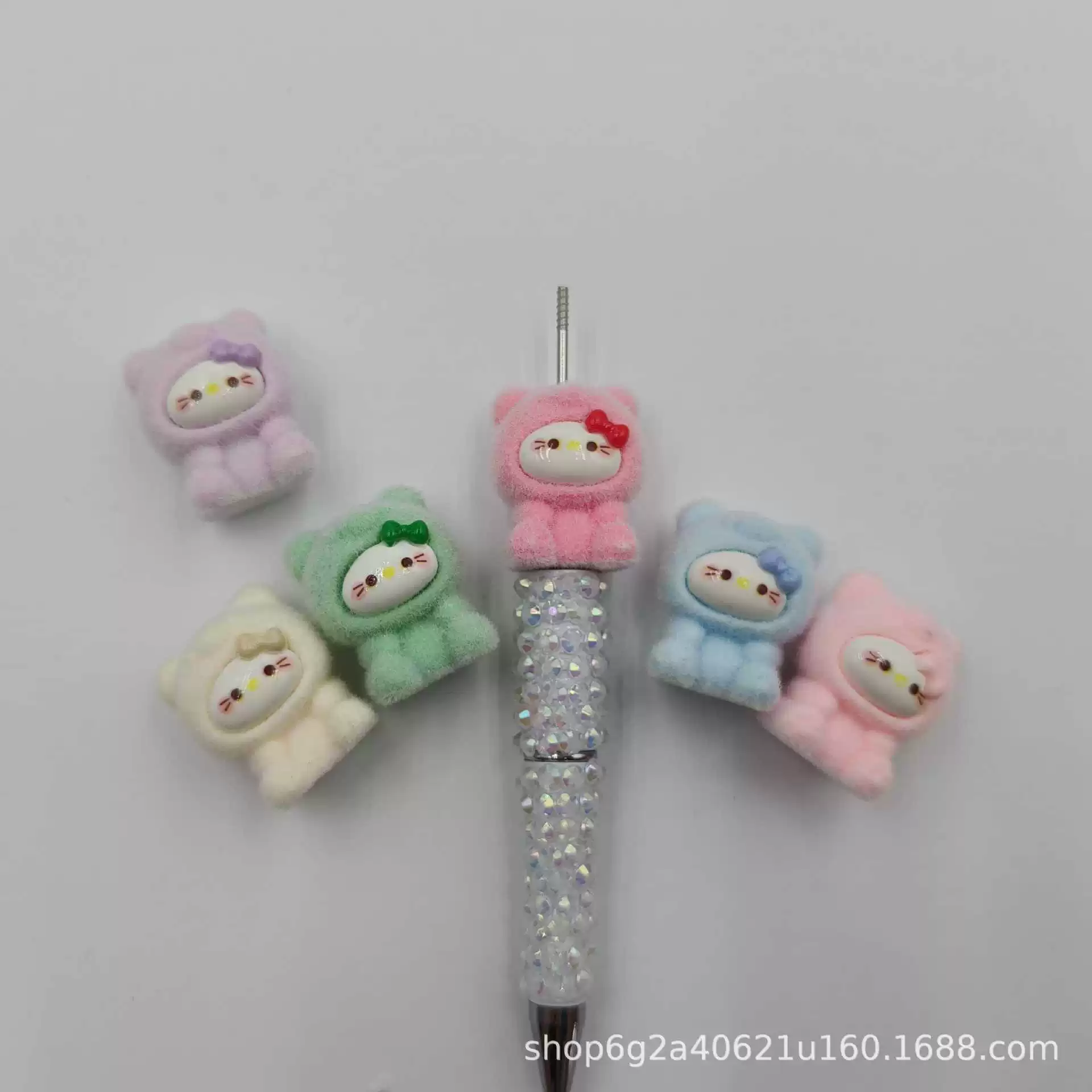 Three dimensional cartoon rollerball pen, accessories, mobile phone, DIY