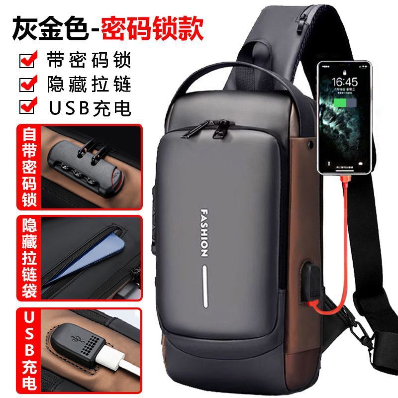 Bolso bandolera de moda de cercanías recién inaugurado, bolso de mensajero, bolso de hombre, habilidades de conducción, bolso de trabajo, bolso de mensajero, bolso de pecho para hombre