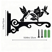 欧式壁挂式铁艺花篮墙壁装饰吊篮花架悬挂花架客厅阳台绿植挂件