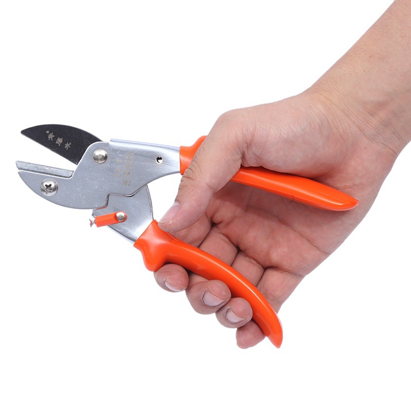 Herramientas de jardín de madera de ratán verde productos en stock Tijeras de poda de árboles frutales flores y árboles ramas gruesas tijeras de rama de fruta que ahorran trabajo segundo corte ramas gruesas