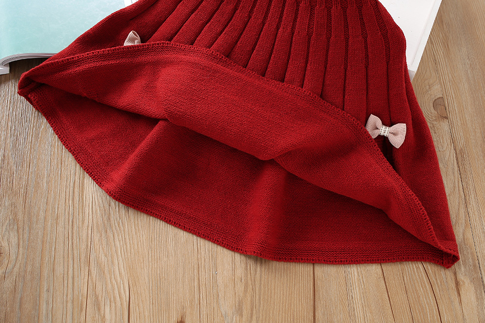 Elegant Cute Streetwear Solid Color Polyacrylonitrile Fiber Knit Girls Outerwear display picture 7