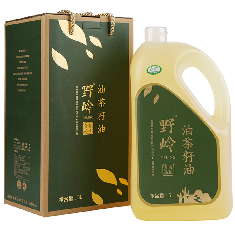 野岭有机山茶油5L 低温物理压榨油茶籽油茶树油多种规格 一件代发