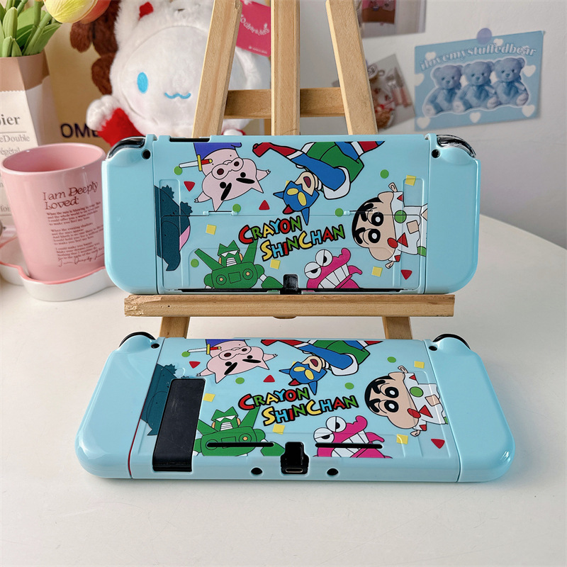 Cartoon Crayon Shin New for Nintendo Switch Case OLED Game Machine PC Protective Case Nintendo Hard NS