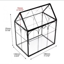 几何玻璃花房植物温室暖房园艺装饰微景观花盆阳台容器摆件玻璃罩