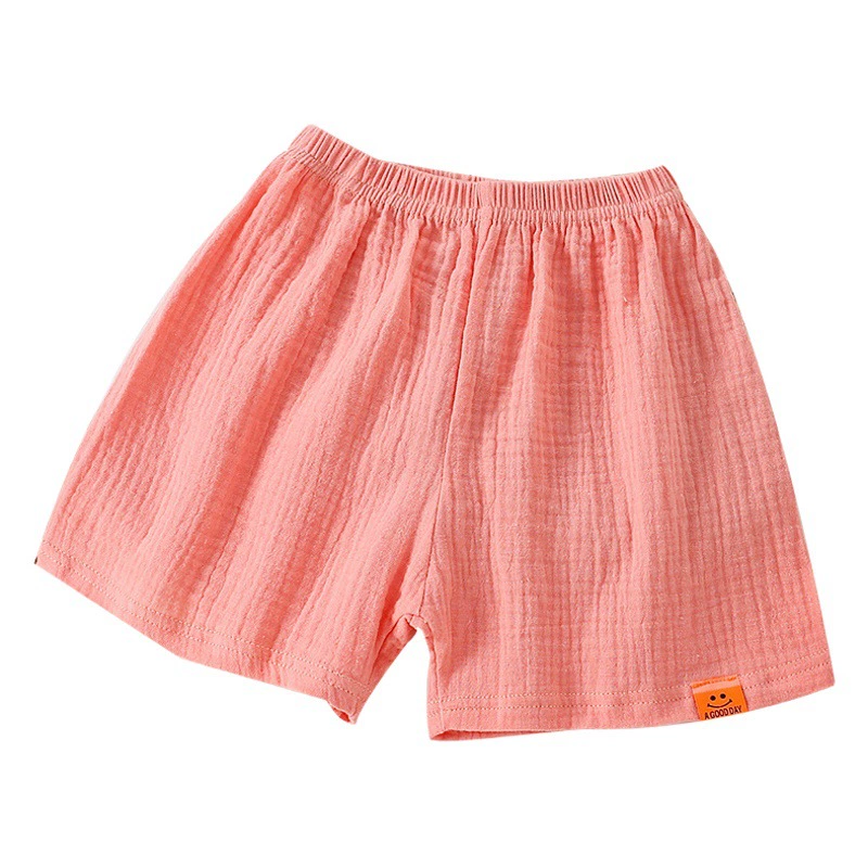 Летние тонкие детские шорты, хлопковые марлевые штаны, детские шорты, верхняя одежда для мальчиков и девочек, повседневные брюки, оптовая продажа