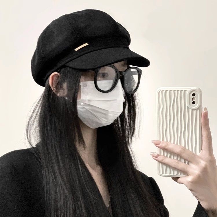 秋冬季八角帽子女复古画家帽显脸小鸭舌报童帽潮百搭贝雷帽批发|undefined