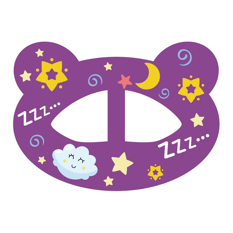 Oral breathing correction sticker
