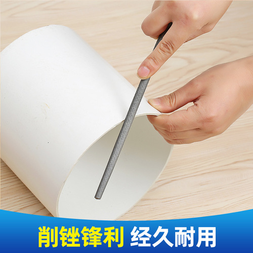 Handleless round file 6-18 inch metal file coarse/medium/fine tooth/high carbon steel round file manufacturer