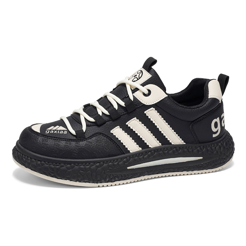 Primavera nuevos zapatos de hombre 2026 zapatos de cuero suave de moda moda zapatos casuales cómodos zapatos de altura baja para hombre