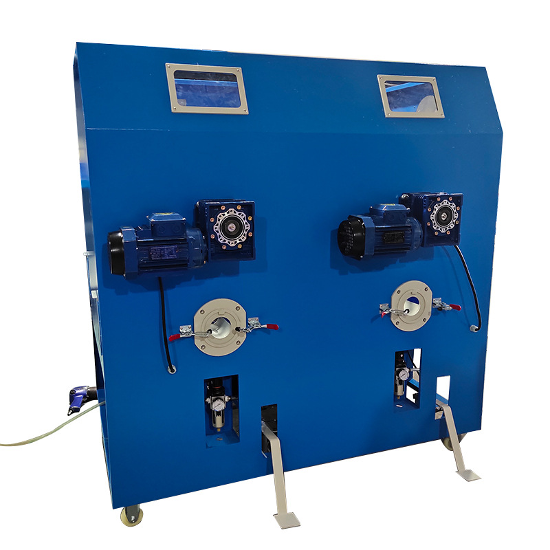 Suministro de cuatro fábricas de máquinas de algodón de prendas de vestir muñecas juguetes máquina de llenado de algodón de prendas de vestir plumón de cuatro agujeros silenciosos máquina de llenado de algodón