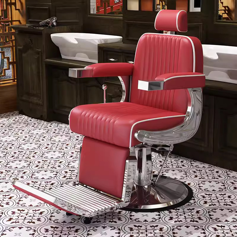 silla retrógrada para hombres barbería barbería barbería barbería especial para caer cuero cabelludo afeitar barbería