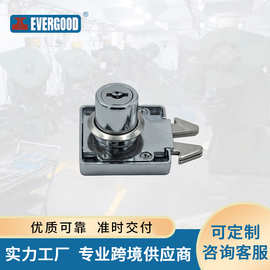 铜钥匙玻璃柜锁展柜锁办公家具转舌锁钢柜锁展架柜锁工厂直供批发