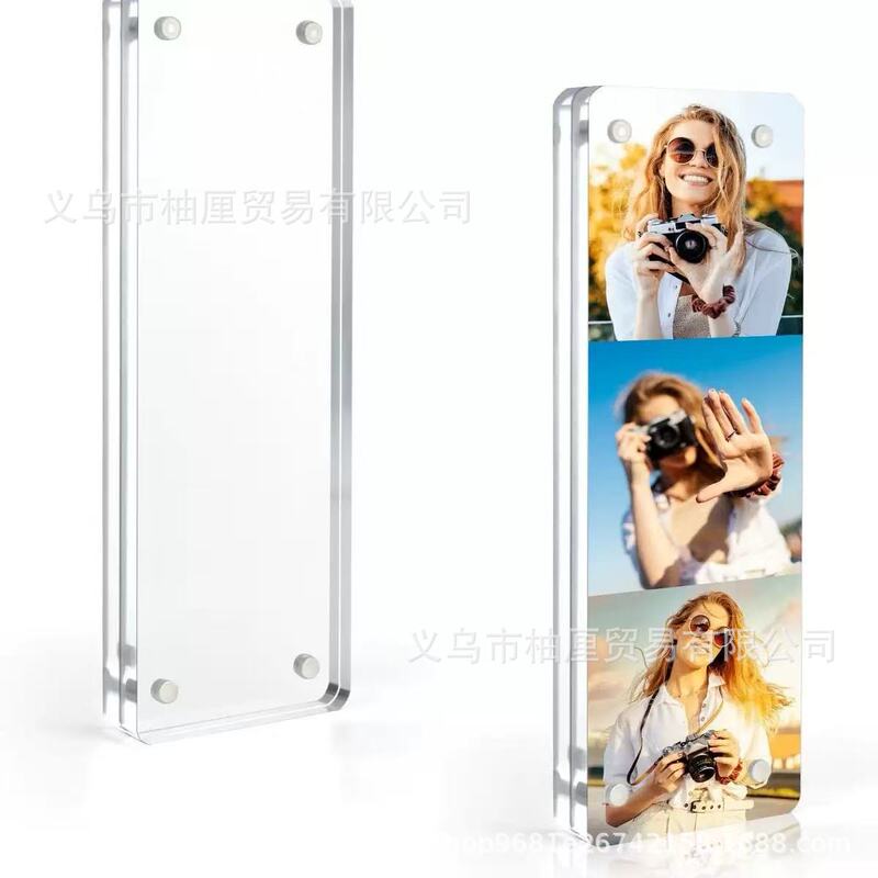 Manufacturer's In-Stock 2X6 Photo Booth Frame Rectangular Acrylic Fridge Magnet Transparent Photo Frame Manufacturer's In-Stock 2X6 Photo Booth Frame Rectangular Acrylic Fridge Magnet Transparent Photo Frame