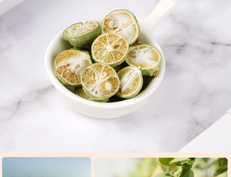 Freeze-Dried Green Kumquat (Citrus japonica) — Whole Fruit for Fruit Tea & Daily Infusions in use