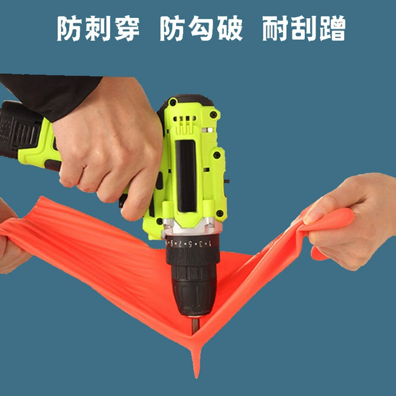 粤龙 Extended latex gloves for household kitchen dishwashing rubber durable thickened laundry labor protection industrial gloves wholesale