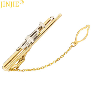 In stock small size shape metal collar clip men's business professional collar clip fashion all-match Korean style tie clip wholesale