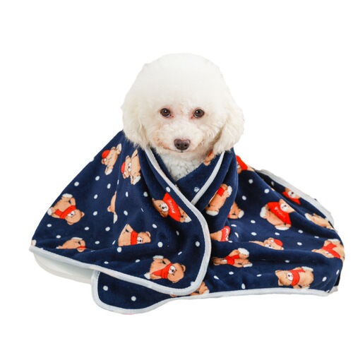Pet Blanket Fleece Throw Dog-Specific Small Blanket Cat-Specific Blanket Autumn/Winter Sleeping Small Cover