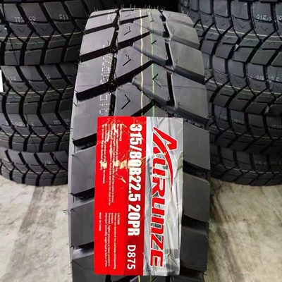Pump Truck Tires 315/80R22.5 Tubeless Tires Brand New Genuine Truck Trailer Truck (Yük maşını şinləri)