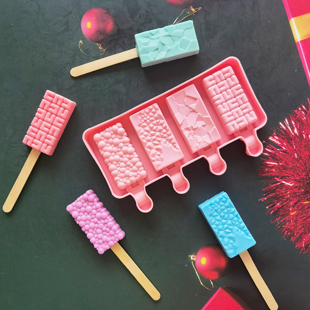 Helado de burbujas en forma de 4 227 molde de silicona pastel helado pudín molde de postre jabón para hornear utensilios