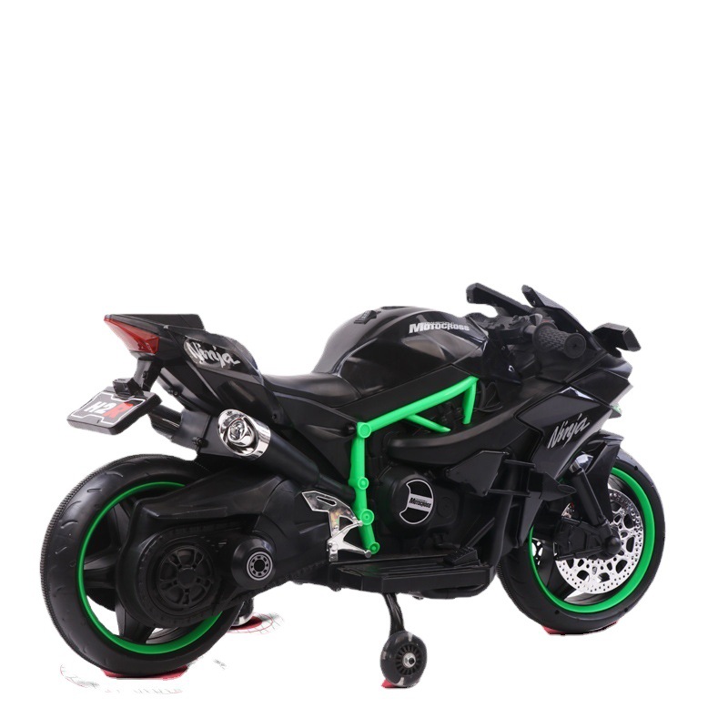 Triciclo de motocicleta eléctrica para niños bebé sentado niños y niñas coche de juguete niños cargando coche de batería de control remoto