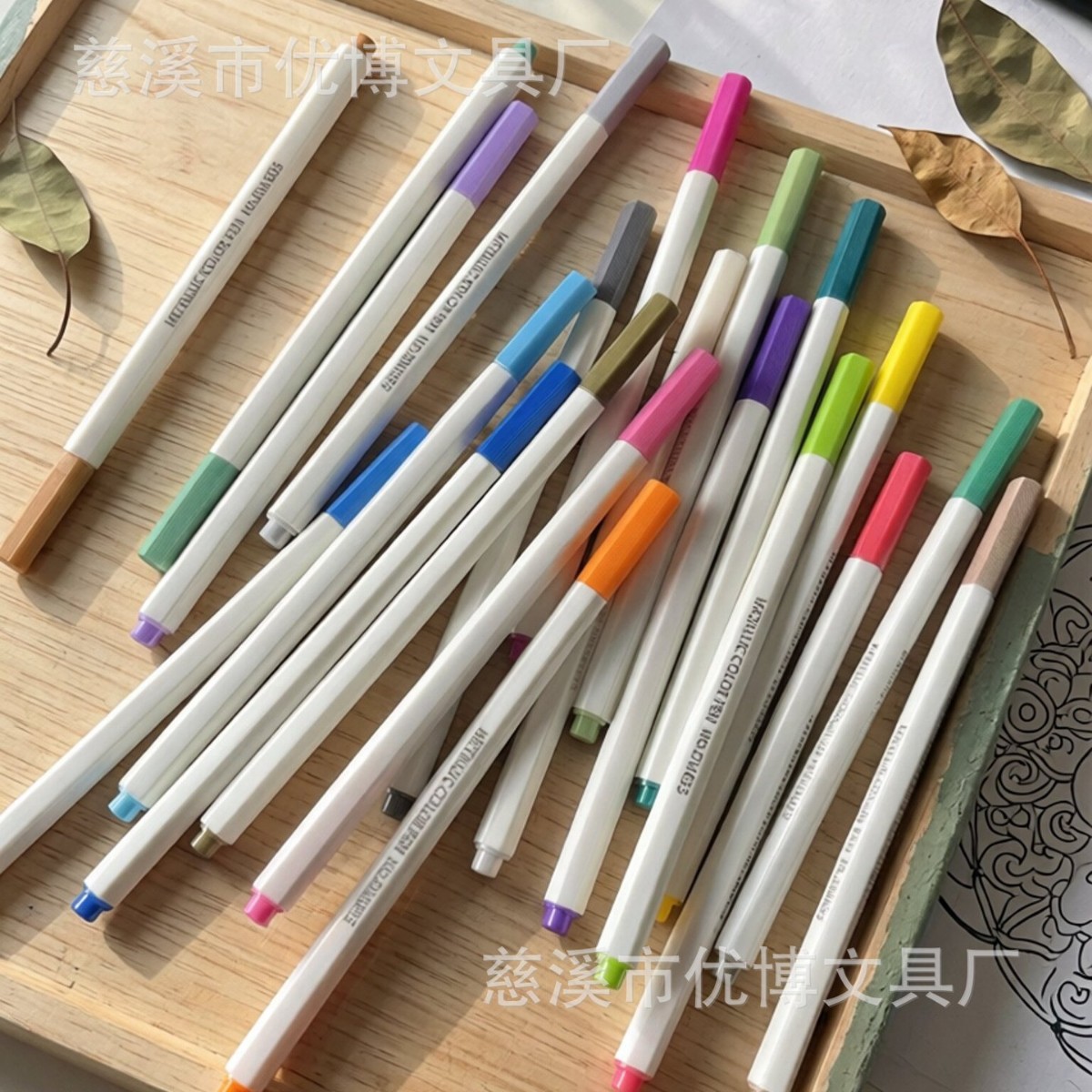Marcador de Pintura Metálica 15 colores Cabeza Única para Sello de Cera y Graffiti