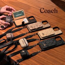新款左右开卡包斜跨苹果17全包手机壳适用iphone13P外贸跨境欧美
