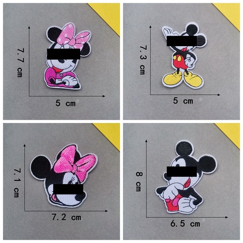 Lianxing Animation Lion Mickey Mouse Computer Embroidery Chapter Embroidery Cloth Patch Clothes Bag Decorative Patch Sticker