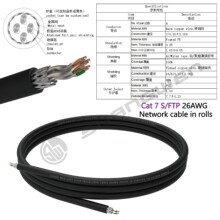 CAT7 26AWG��W����ɫ�X���p���ξW��4�����~���w����ܛ���ƿ�