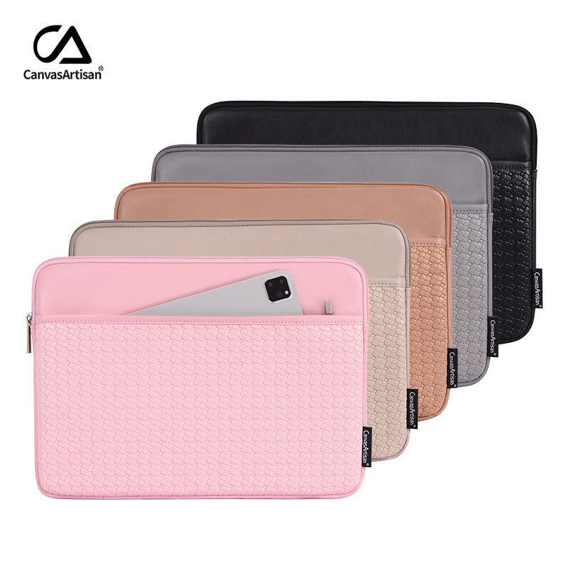 Canvasartisan Laptop Bag Women's High-End Tablet Bag Protective Cover Pu 16inch Inner Bag
