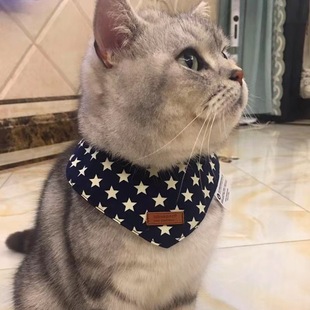 Cat Scarf Cat Slipper Towel Cat Accessories Dog Slipper Bib Bib Bib Pet Triangle Towel Bib Scarf