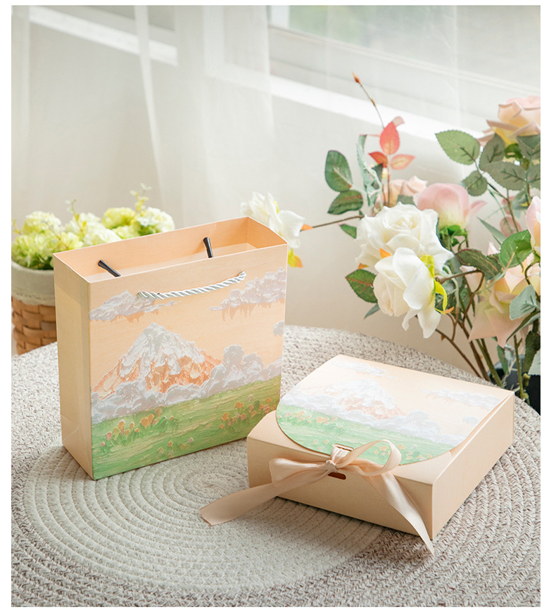 La Saint-valentin Lune Fleur Papier Mariage Fournitures D'emballage Cadeau display picture 4