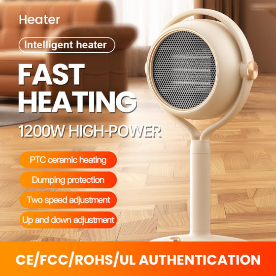 Cross-border desktop heater household bedroom desktop PTC rapid heating electric heater Warm air blower