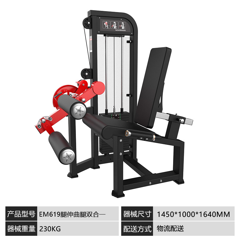 EM619 Pierna de extensión y flexión integrada