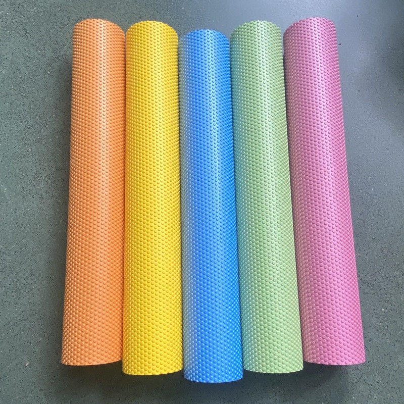 Foam roller solid yoga stick for muscle relaxation, slimming leg exercise, textured spiky roller, direct from the factory, wholesale
