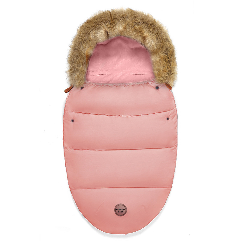 Saco de dormir para cochecito de bebé, manta gruesa antipatadas para otoño e invierno, cálida y a prueba de frío para recién nacidos en otoño e invierno.