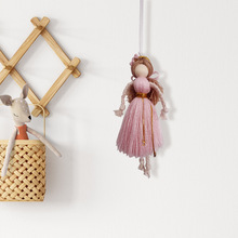 G132-W  天使女孩娃娃女孩卧室装饰挂饰卧室壁挂挂件家居工艺品