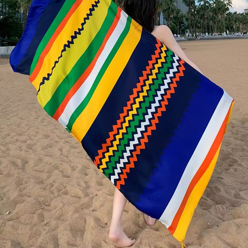 Sopa de satén de twill para mujeres 2025 bufandas de viento nacional de verano tibetanas bufandas de seda protector solar lago Qinghai turismo foto toalla de playa