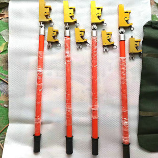 Live working arc extinguishing rod double-head lock rod
