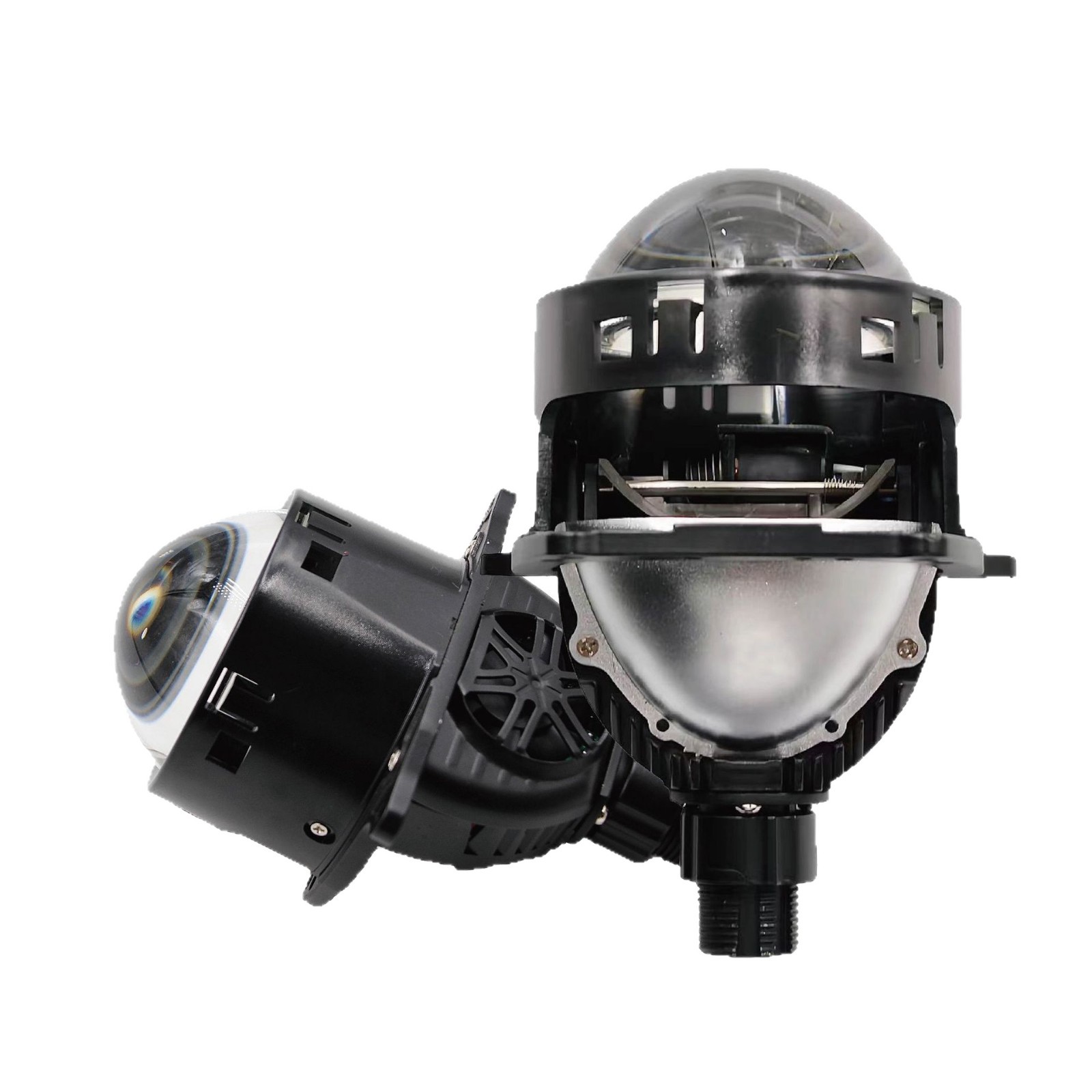 Nueva lente B2S de 3 pulgadas inteligente de alta potencia lente de doble luz lente de faro LED de automóvil blanco lejano cercano super brillante