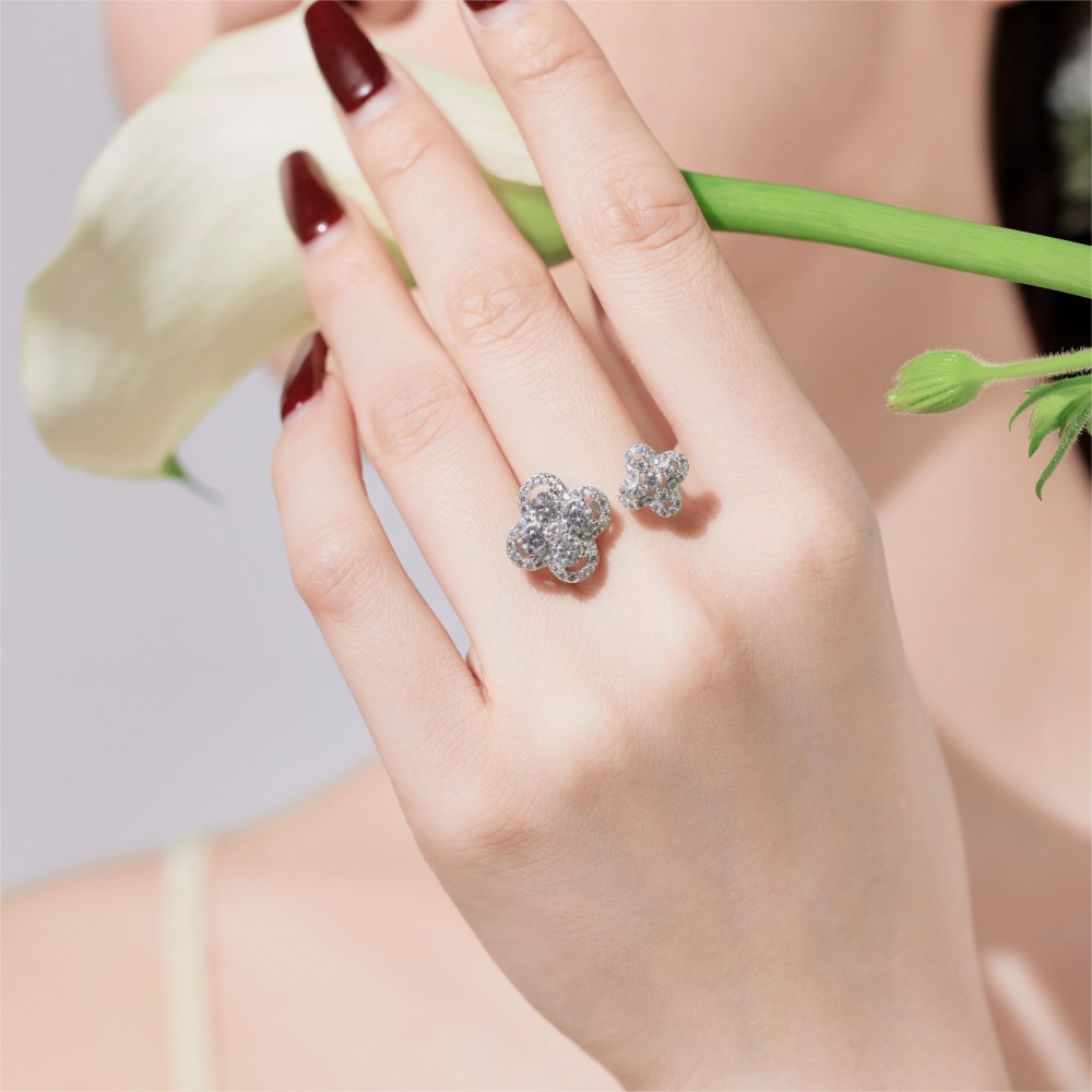 6g Weight Zircon Inlay Material Rings Classification 1 Piece Quantity Holiday, Daily Occasion 925 Sterling Silver Material Solid Color Pattern Women's Gender Inlay Design Simple Style, Classic Style Style 925 Sterling Silver Zircon Solid Color Rings 9