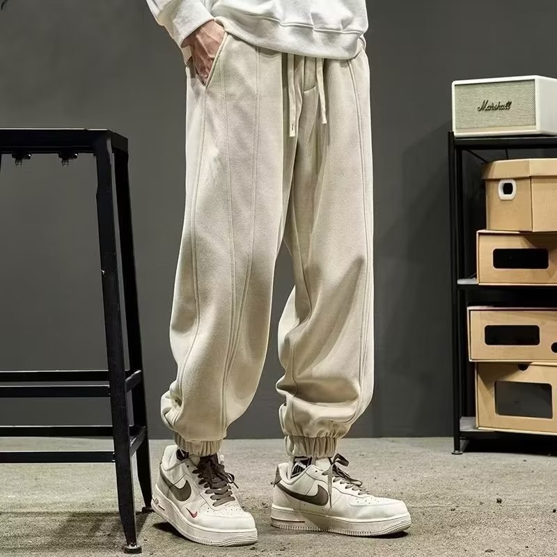 Estilo de Hong Kong hombres de moda verano nuevo estilo 2024 personalidad moda jeans hip-hop ins moda calle alta tendencia pantalones guapos