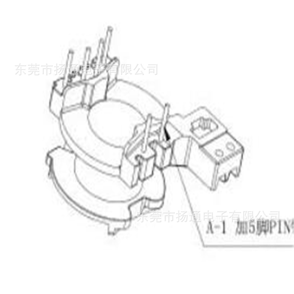 PQ2014高频变压器骨架PQ2014骨架立式4+2+2针        2011-2