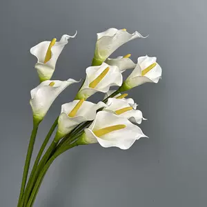 Realistic Calla Lilies Amazon Ins Style Artificial Calla Lilies Cross-Border Artificial Flowers Manufacturer Home Decoration Wedding Fake Flowers