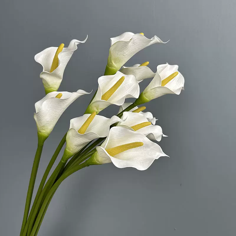 Realistic Calla Lilies Amazon Ins Style Artificial Calla Lilies Cross-Border Artificial Flowers Manufacturer Home Decoration Wedding Fake Flowers