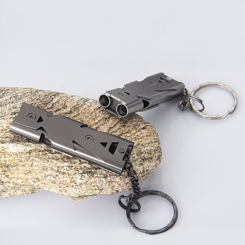 Stainless steel whistle, outdoor survival whistle, high frequency whistle, earthquake life-saving whistle, high decibel blast whistle