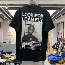 �L����2024 LOOK MOM I CAN FLY T Shirt Men Women Cactus Jack