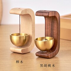 現物クロスボーダー爆品ドーパミン風鈴磁石吸門式入戸ドアベル瞑想飾り木製ドア飾りベル