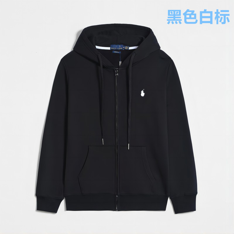 Zipper black white label