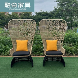 藤编桌椅;户外沙发;沙滩椅
