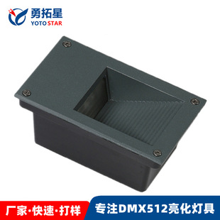 Outdoor LED corner lamp 3W embedded side wall lamp stair step buried lamp strip concealed vertical luminous aisle lamp